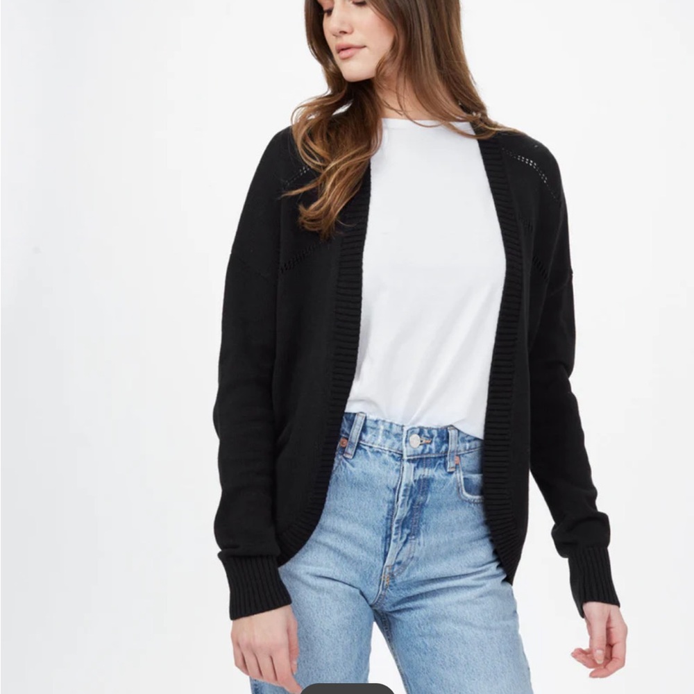 NWOT Tentree Women's Classic Black Cardigan  XL